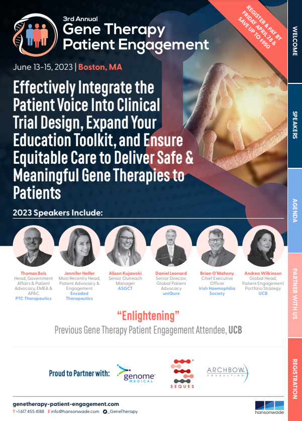GTx Patient Engagement Front Cover